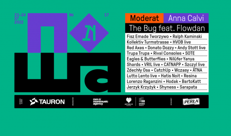Tauron Nowa Muzyka Katowice 2022 - Koncert otwarcia - The Bug + Flowdan Tauron Nowa Muzyka Katowice 2022 - Koncert otwarcia - The Bug + Flowdan