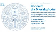 Koncert dla Mieszkańców „Muzyczne pocztówki z Sopotu”